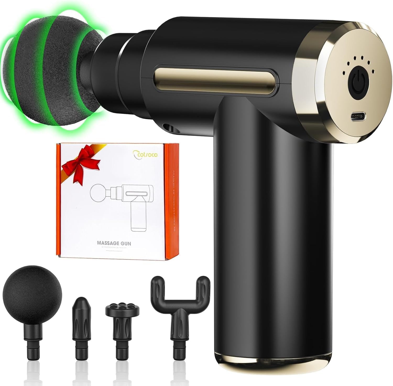 Pistolet de massage musculaire : le compagnon idéal pour un soulagement efficace des douleurs Découvrez le masseur à percussion avec 4 têtes, parfait pour les jambes, le dos, les épaules et le cou, un cadeau exceptionnel pour les sportifs et les amateurs de bien-être