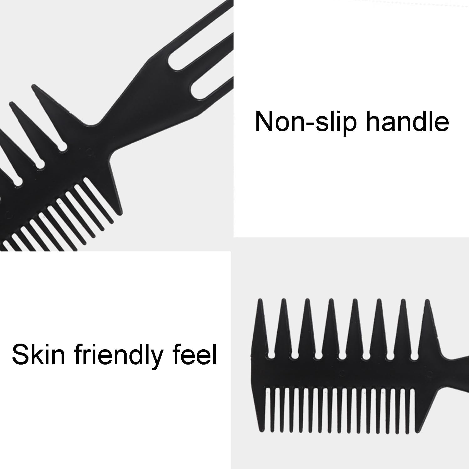 Peigne 3 en 1 pour hommes : l'outil essentiel pour un coiffage élégant et antistatique – Image 3