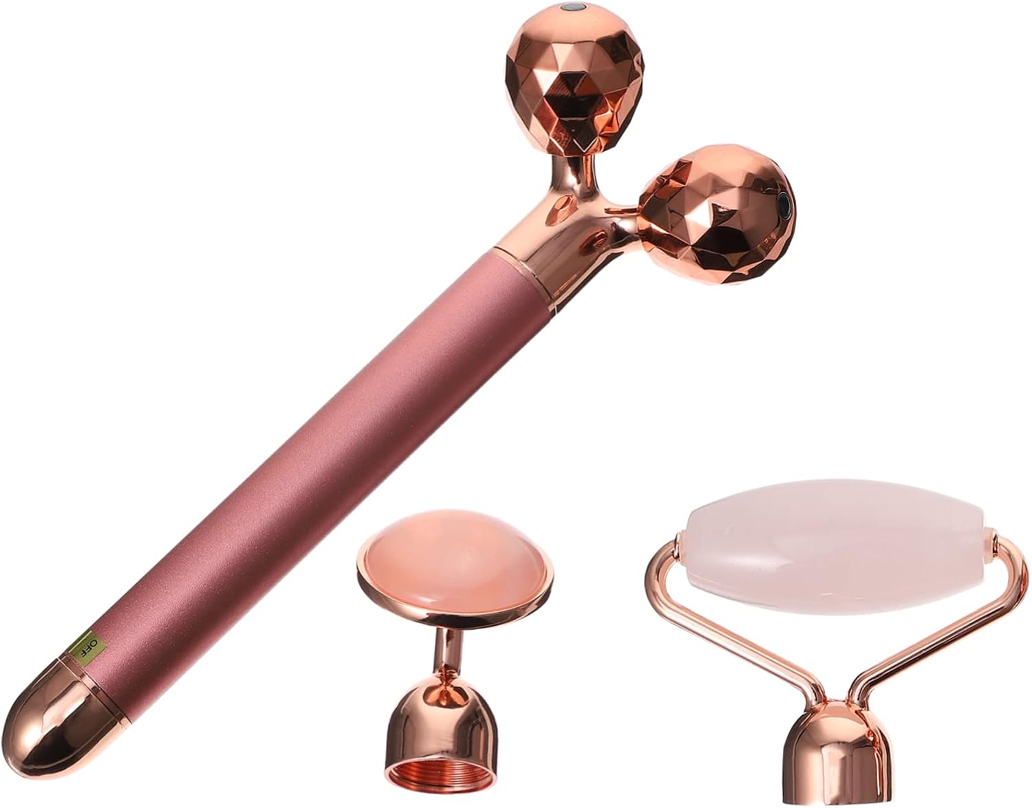Ensemble de roller de jade électrique : pour un massage facial anti-âge et des résultats éclatants