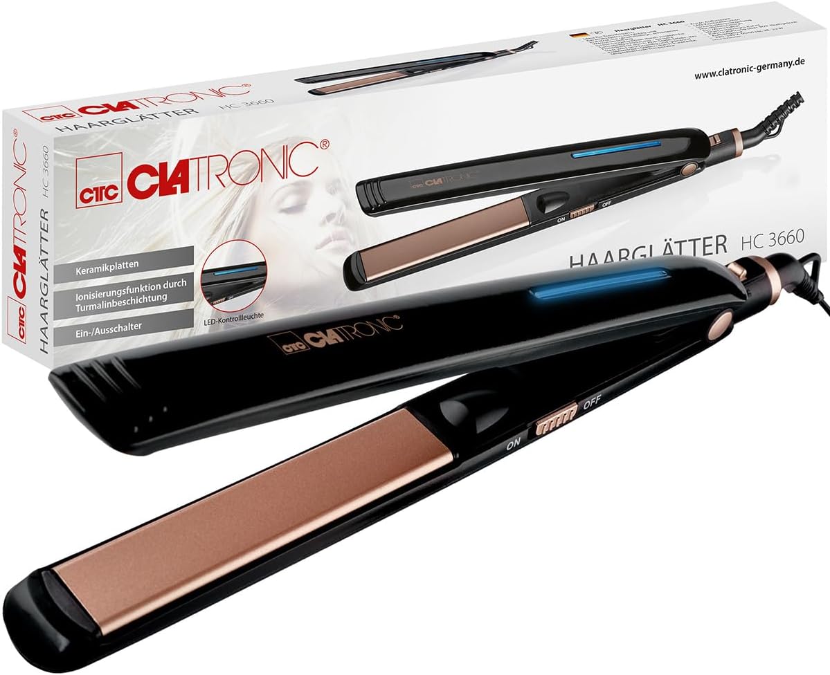 Fer à lisser noir et cuivre : l'allié parfait pour des cheveux lisses et brillants