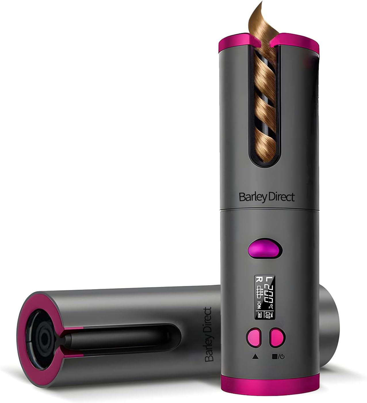 Fer à boucler automatique : l'outil idéal pour des boucles parfaites en un temps record 

Pour les passionnées de coiffure, avec 6 réglages de température et un minuteur de 8 à 18 secondes 

Profitez d'un écran LCD et d'une protection anti-brûlure pour des résultats professionnels à domicile 

Rechargeable par USB pour une utilisation pratique et sans contrainte