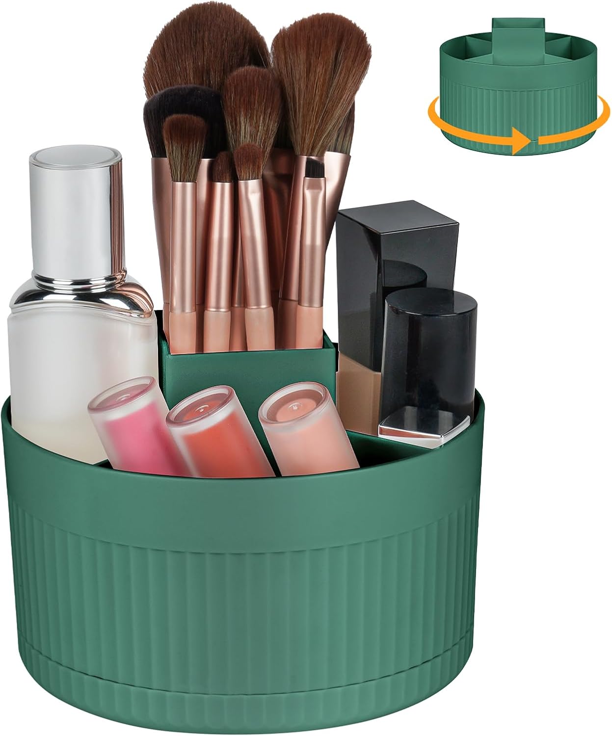 Rangement pinceaux maquillage 360° : l’organisateur cosmétique multifonctionnel pour un espace beauté élégant et pratique – Image 8