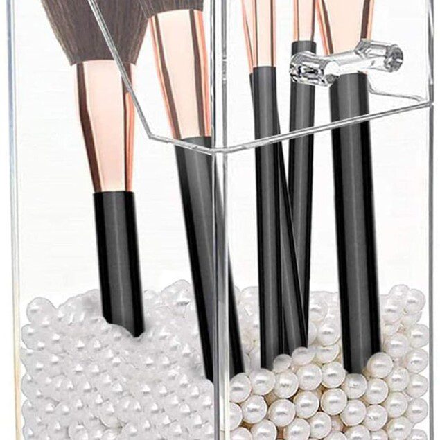 Porte-pinceau de maquillage avec couvercle anti-poussière : l’organisateur idéal pour les passionnés de beauté
