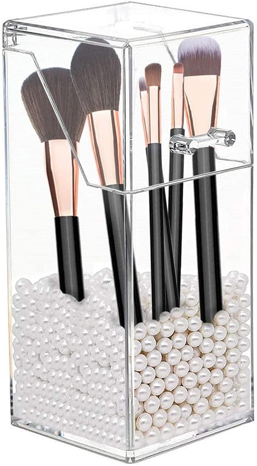 Porte-pinceau de maquillage avec couvercle anti-poussière : l’organisateur idéal pour les passionnés de beauté