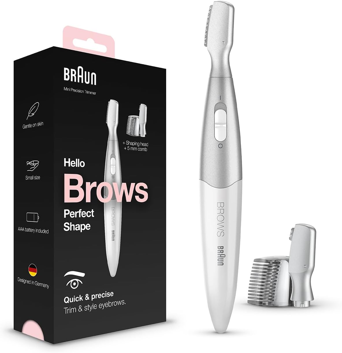 Mini-tondeuse pour sourcils : l'outil idéal pour les femmes souhaitant une épilation précise et élégante du visage