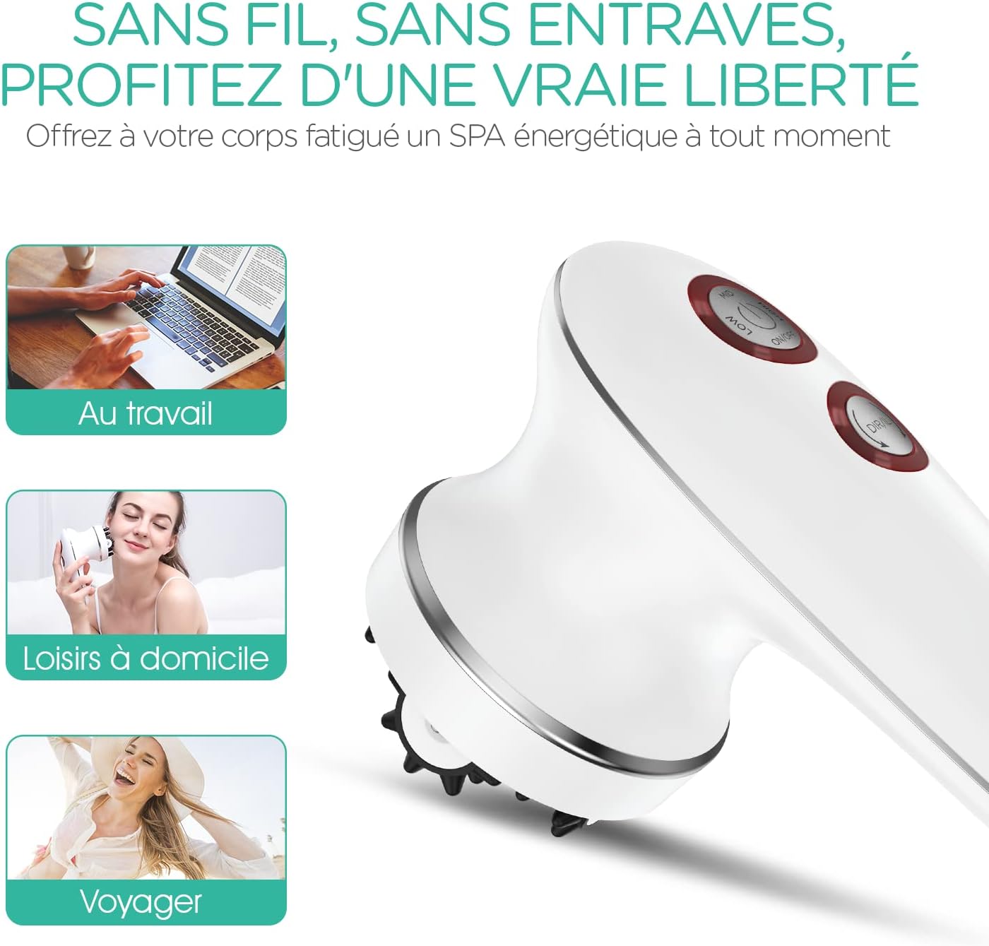 Appareil de massage anti-cellulite électrique : bien-être et relaxation pour le corps et le visage – Image 4