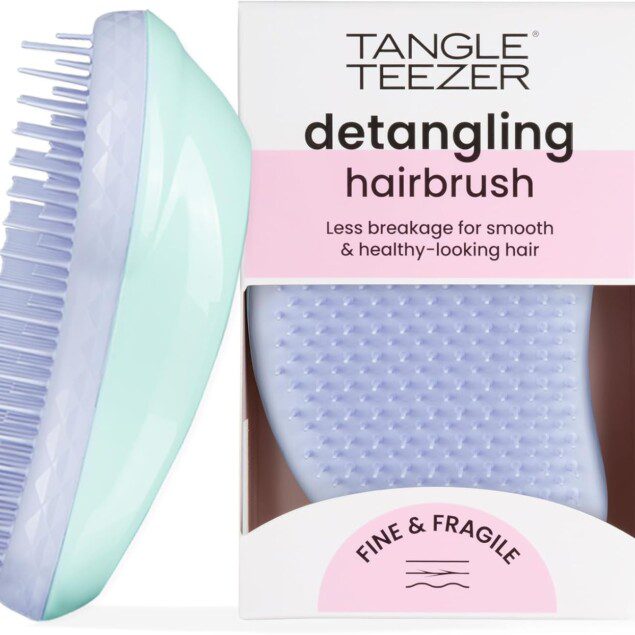 Brosse à cheveux pour cheveux fins et délicats : Tangle Teezer Ultimate Detangler réduit la casse et démêle en douceur