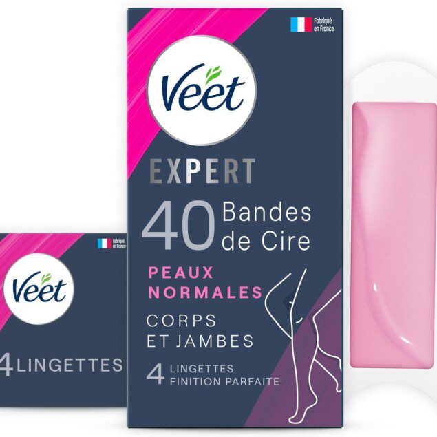 Bandes de cire froide pour une épilation parfaite des corps et jambes : solution longue durée pour peaux normales