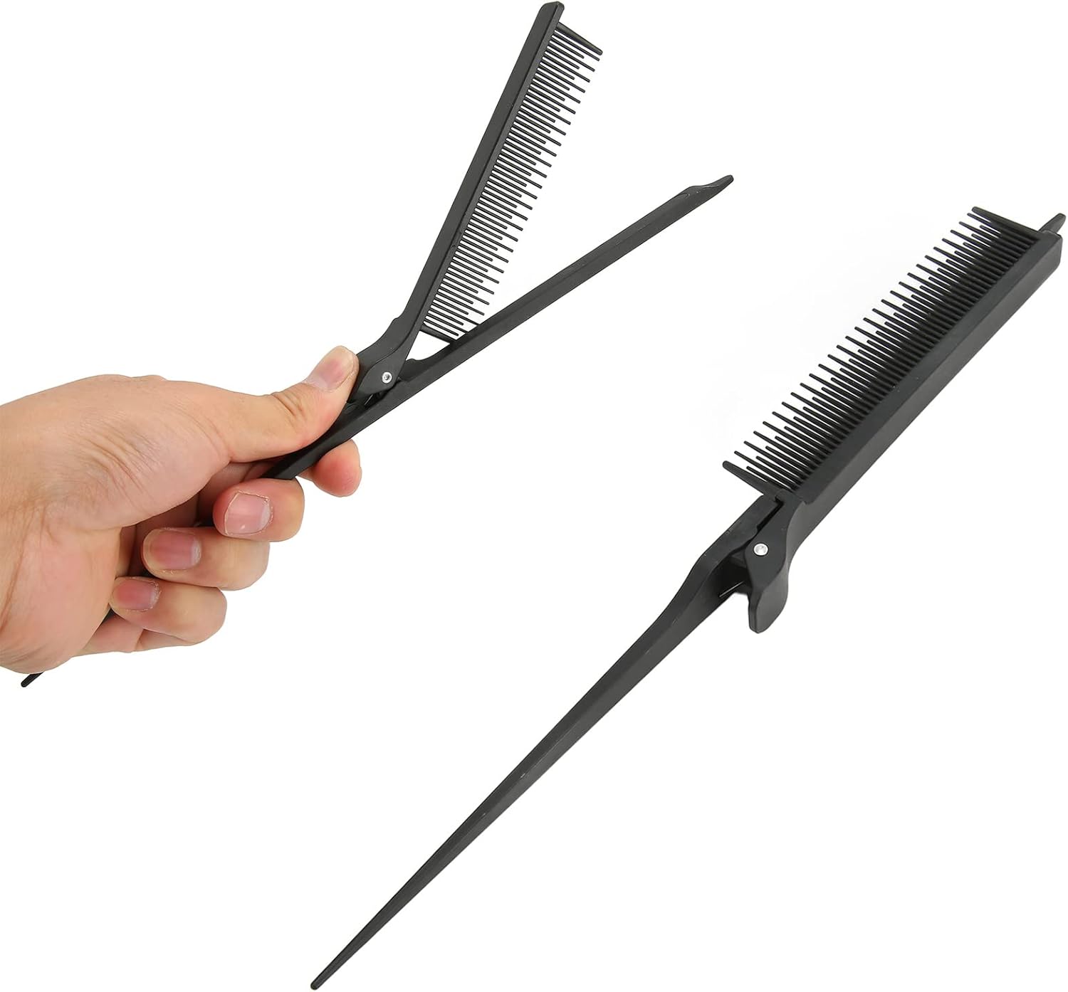 Peigne à cheveux professionnel : l'outil essentiel pour les coiffeurs et les passionnés de beauté   Optimisez votre coiffure avec notre peigne à pince à queue de rat pour démêler et lisser vos cheveux négligés en un clin d'œil