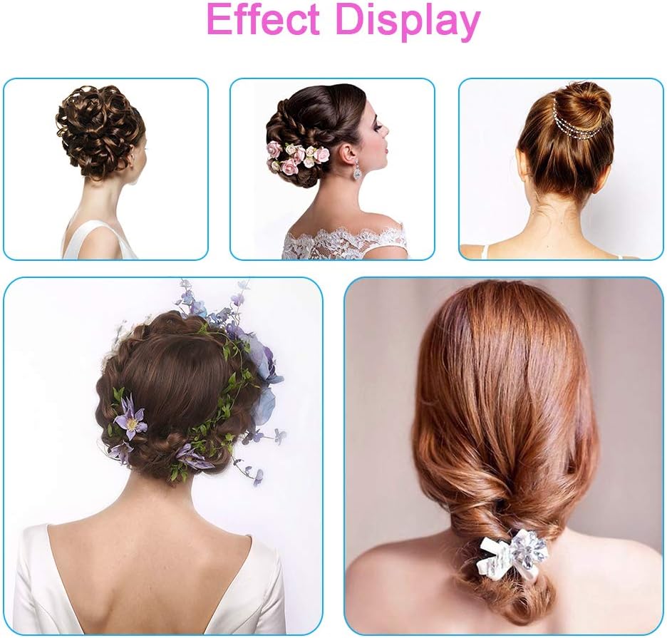 Accessoires de coiffure : kit complet URAQT pour femmes et filles, idéal pour créer des chignons et des tresses stylées avec facilité – Image 6