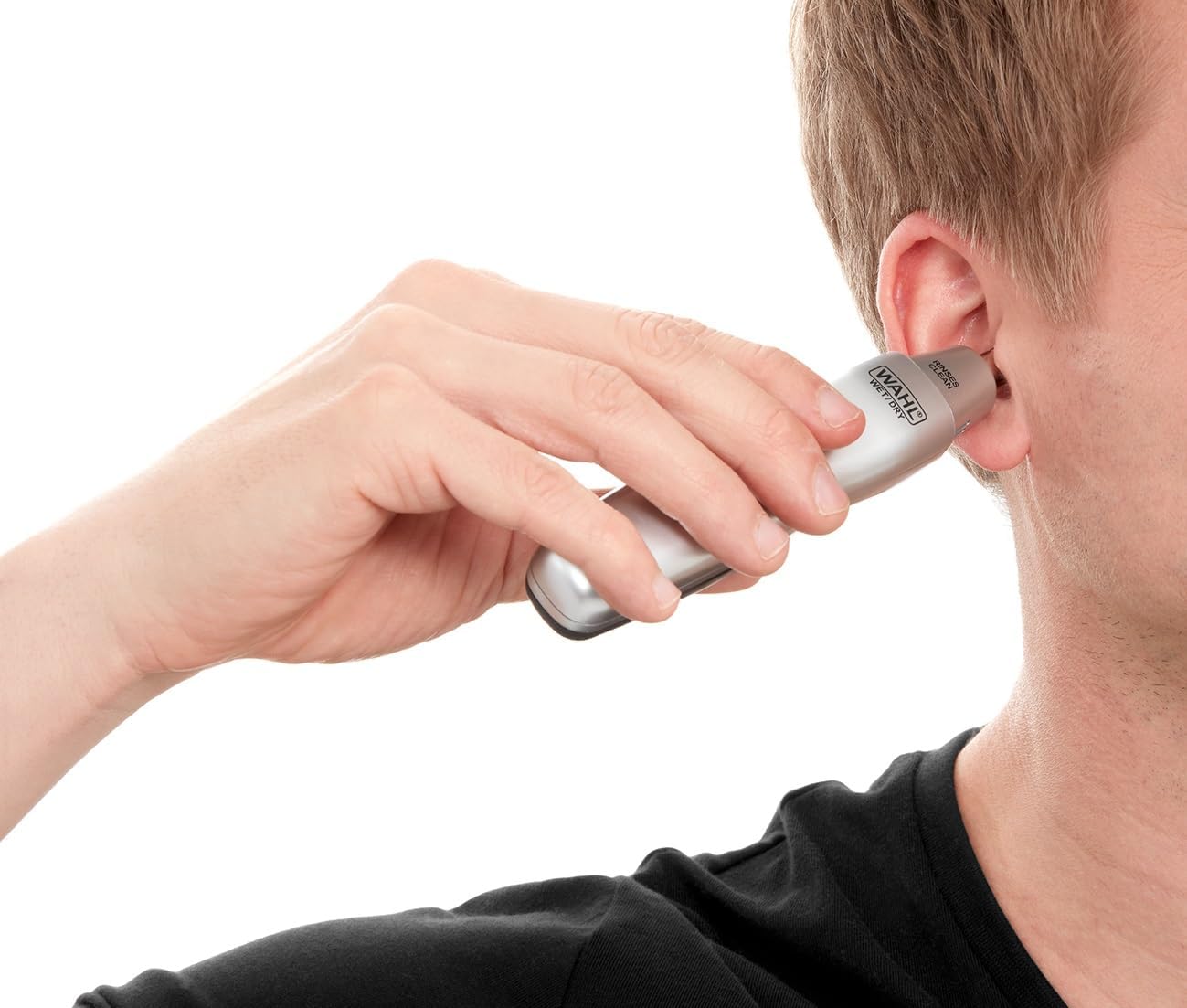 Wahl : tondeuse nez-oreilles 3 en 1 pour hommes, pour une hygiène parfaite et un rasage précis – Image 3