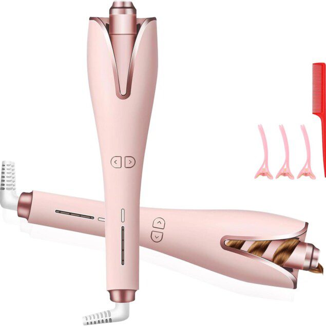Fer à friser automatique : le boucleur idéal pour des cheveux sublimes et soyeux Obtenez des boucles parfaites avec 4 températures réglables et une technologie ionique