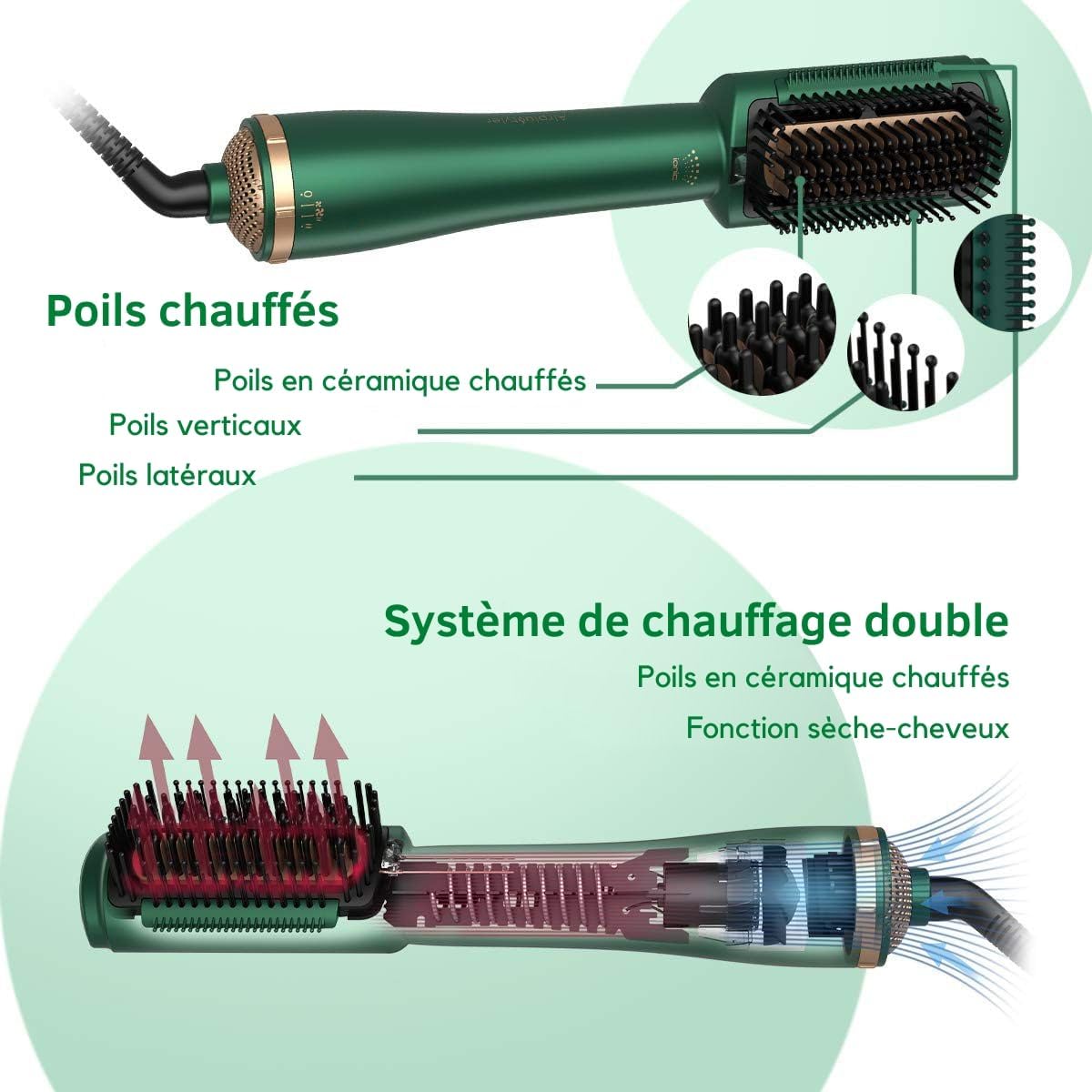 Brosse à Air Chaud 4 en 1 : Soin Rapide et Doux – Image 7