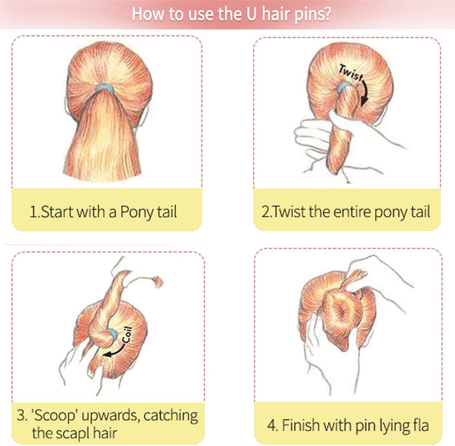 Épingle à cheveux marron : 50 pièces sécurisées pour un chignon élégant des femmes et des salons de coiffure – Image 3