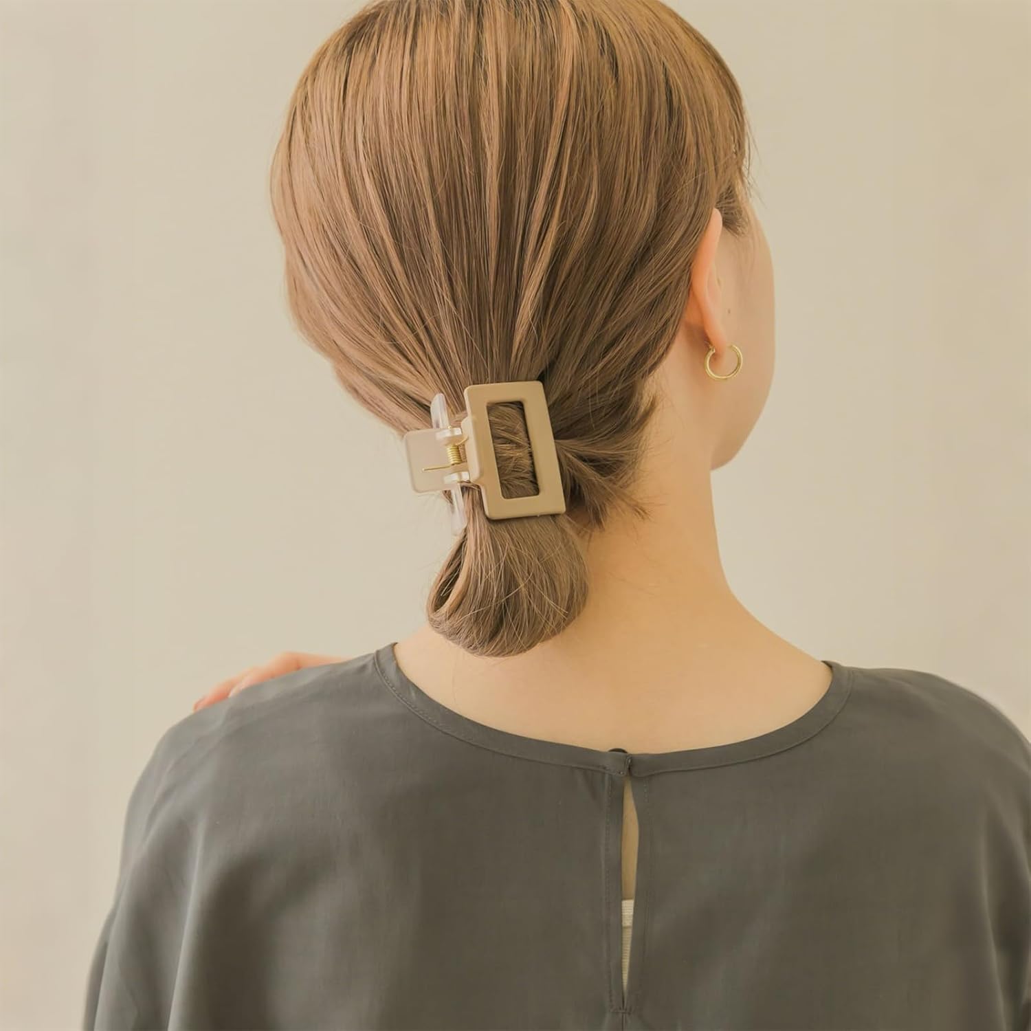 Petites pinces à cheveux rectangulaires pour cheveux fins : élégance et maintien optimal pour la femme moderne – Image 6