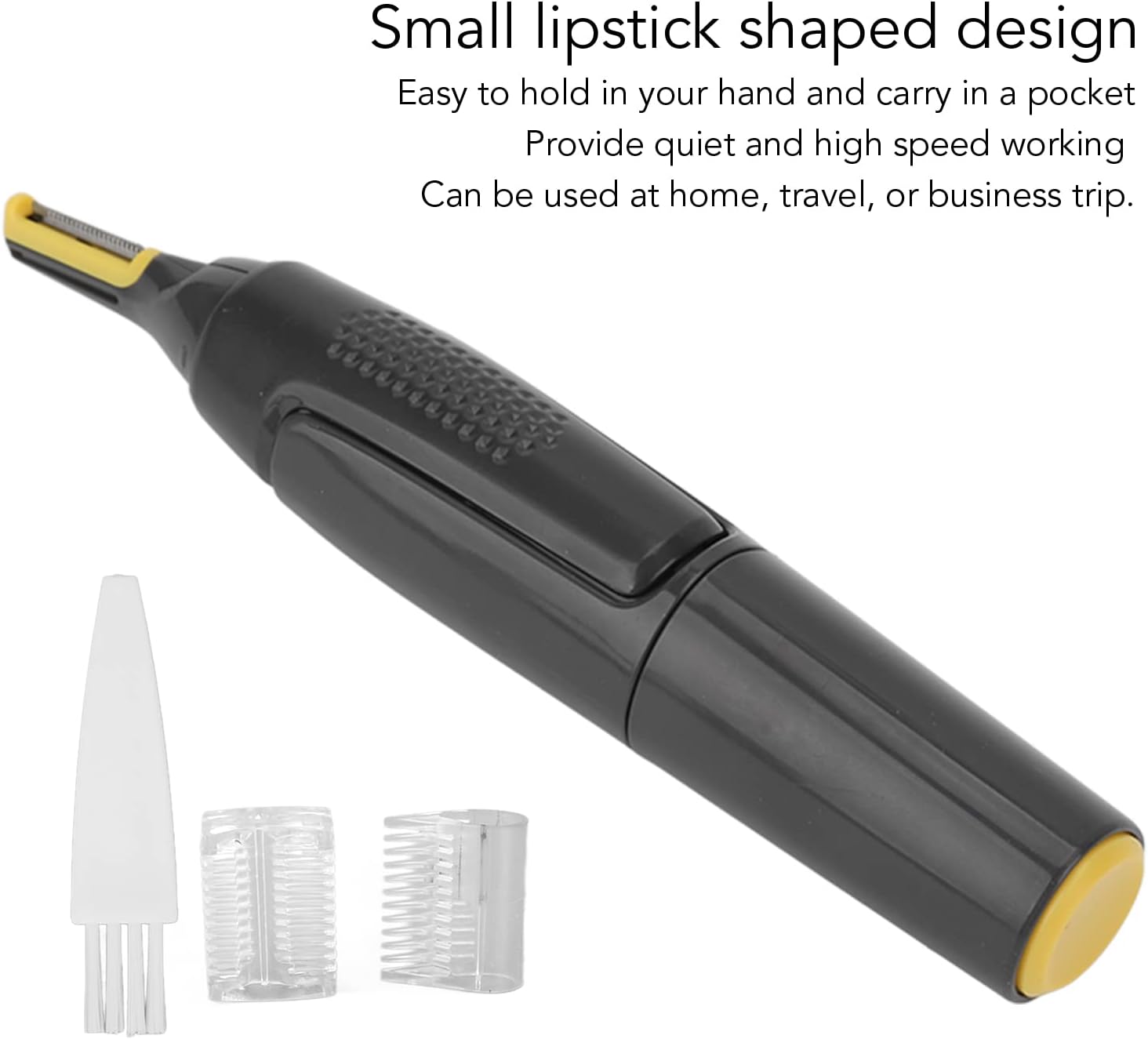 Tondeuse à poils de nez et d'oreilles : l'outil essentiel pour hommes soucieux de leur apparence Épilateur nasal et tondeuse à cheveux avec tête de coupe amovible et lavable pour un toilettage précis et efficace – Image 6