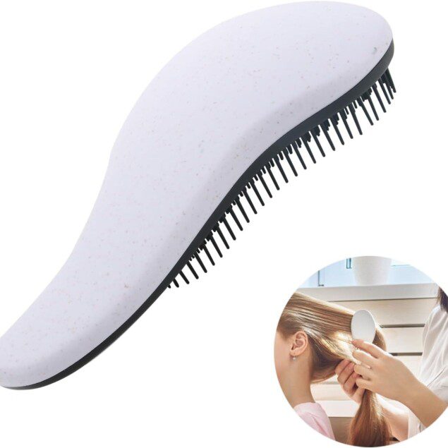 Brosse à cheveux anti-nœuds : démêlage doux et efficace pour toute la famille