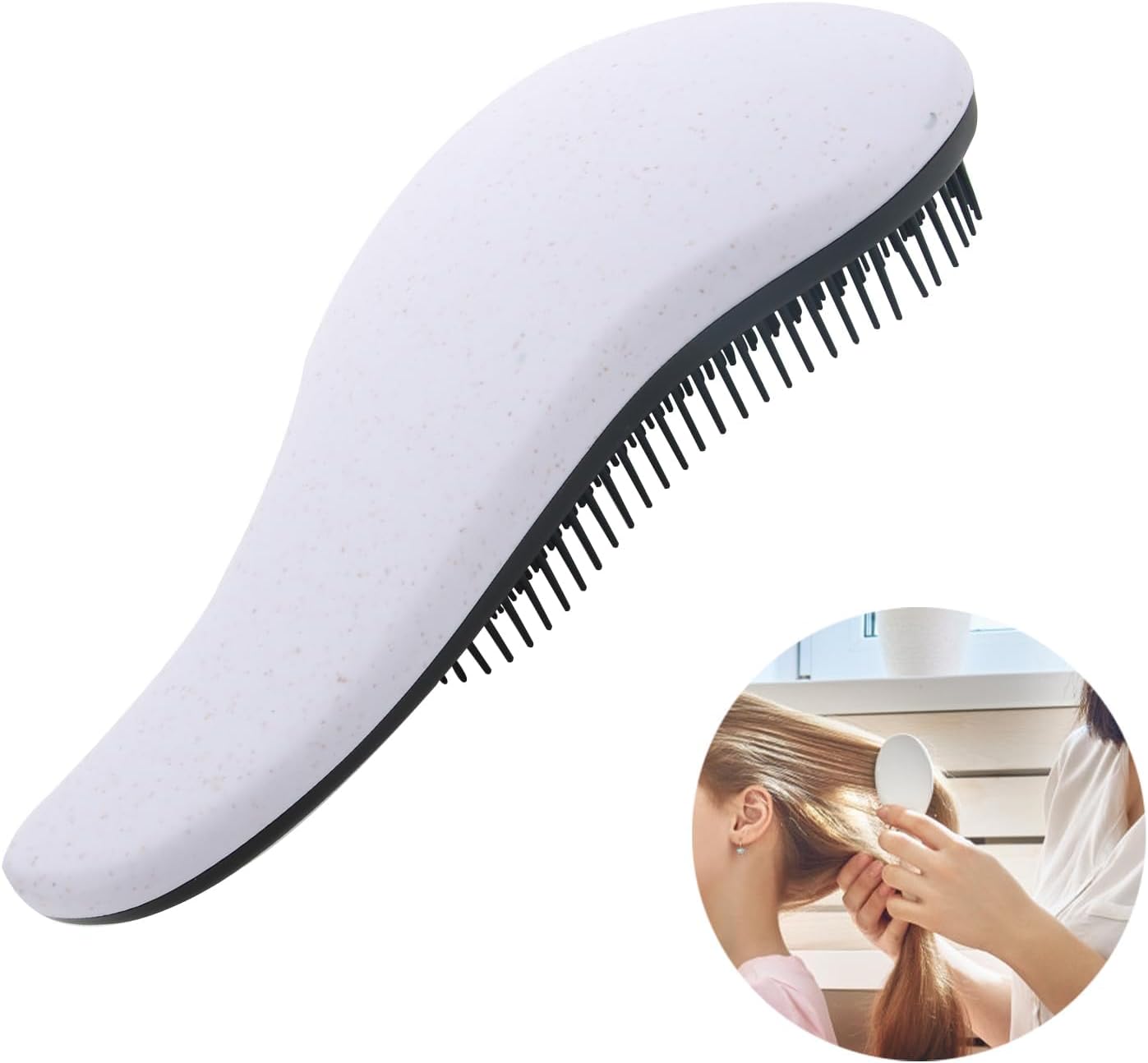 Brosse à cheveux anti-nœuds : démêlage doux et efficace pour toute la famille