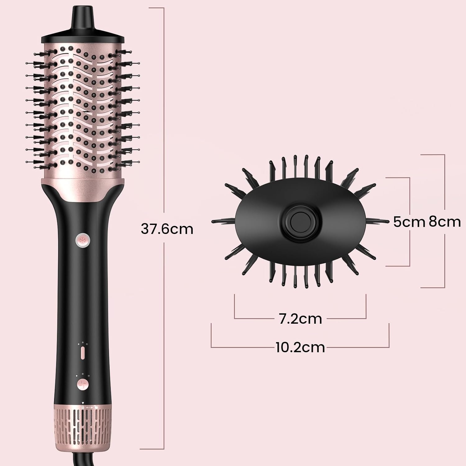 Brosse Soufflante Haute Vitesse 4 en 1 Pour Tous Types de Cheveux, Air Froid Inclus – Image 7