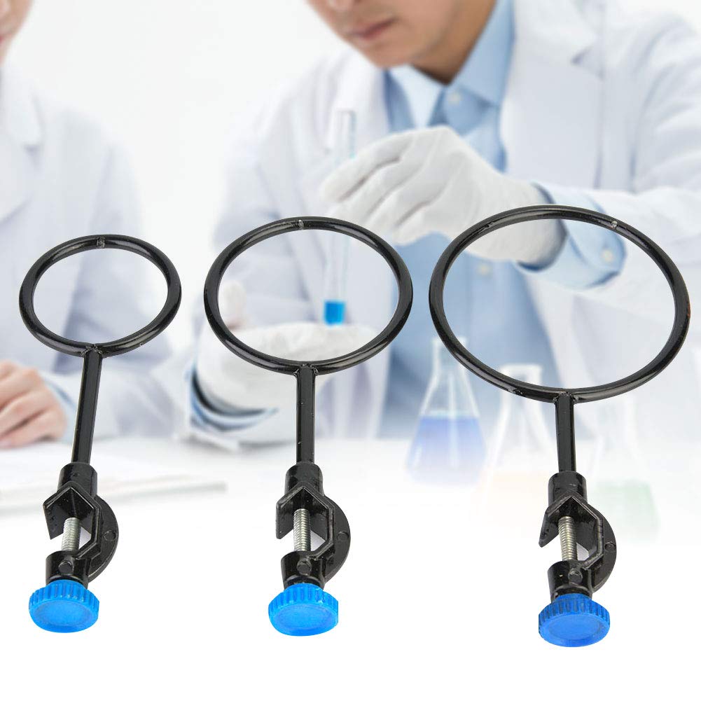 Anneaux de support en fer : l'outil idéal pour les laboratoires modernes Optimisez votre espace de travail avec des anneaux en revêtement noir disponibles en différentes tailles – Image 3