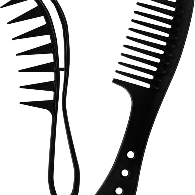 Peigne à cheveux en fibre de carbone : l'ensemble idéal pour coiffer des cheveux bouclés et épais