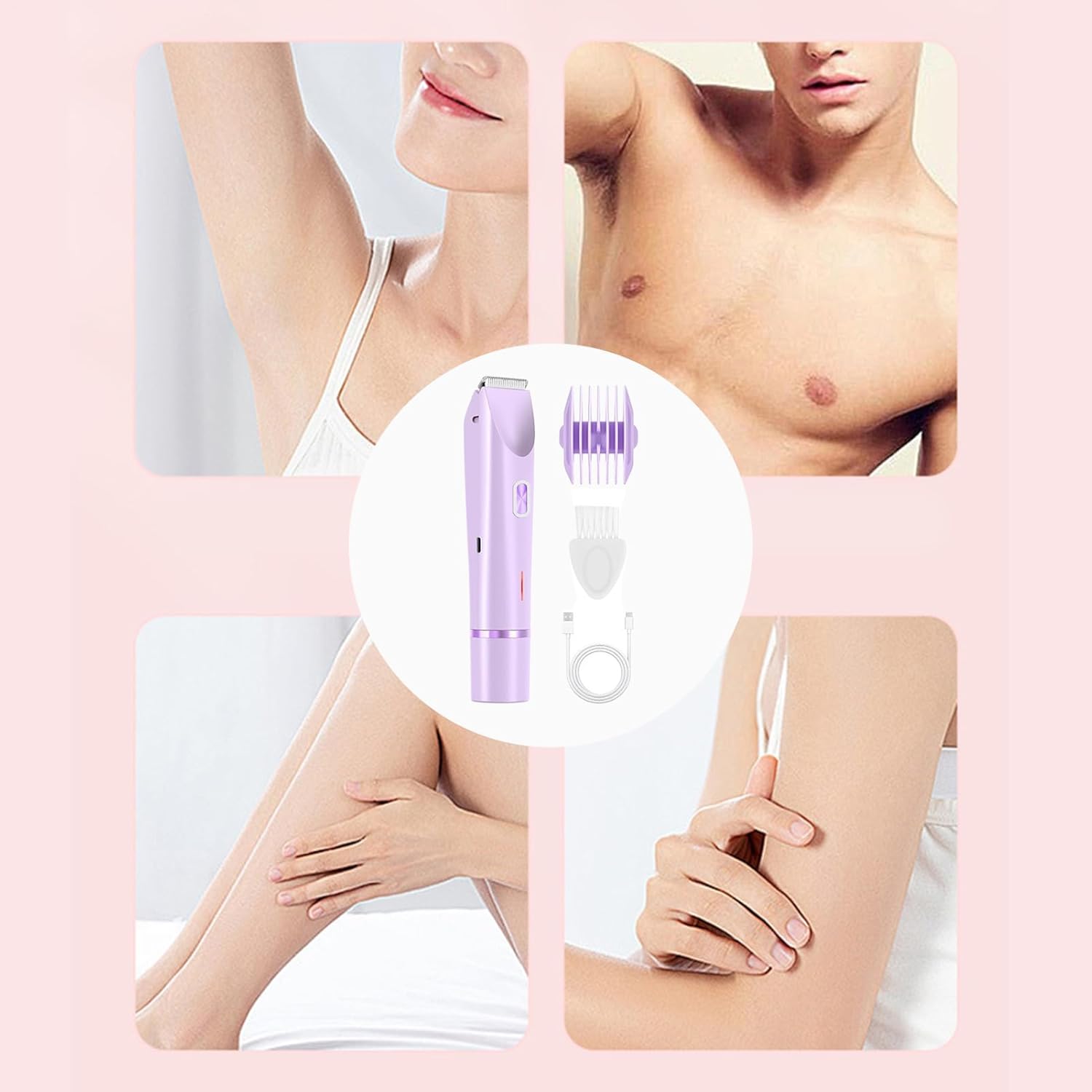 Épilateur Bikini Femme - Rasoir Électrique Beauté 2 Têtes – Image 4