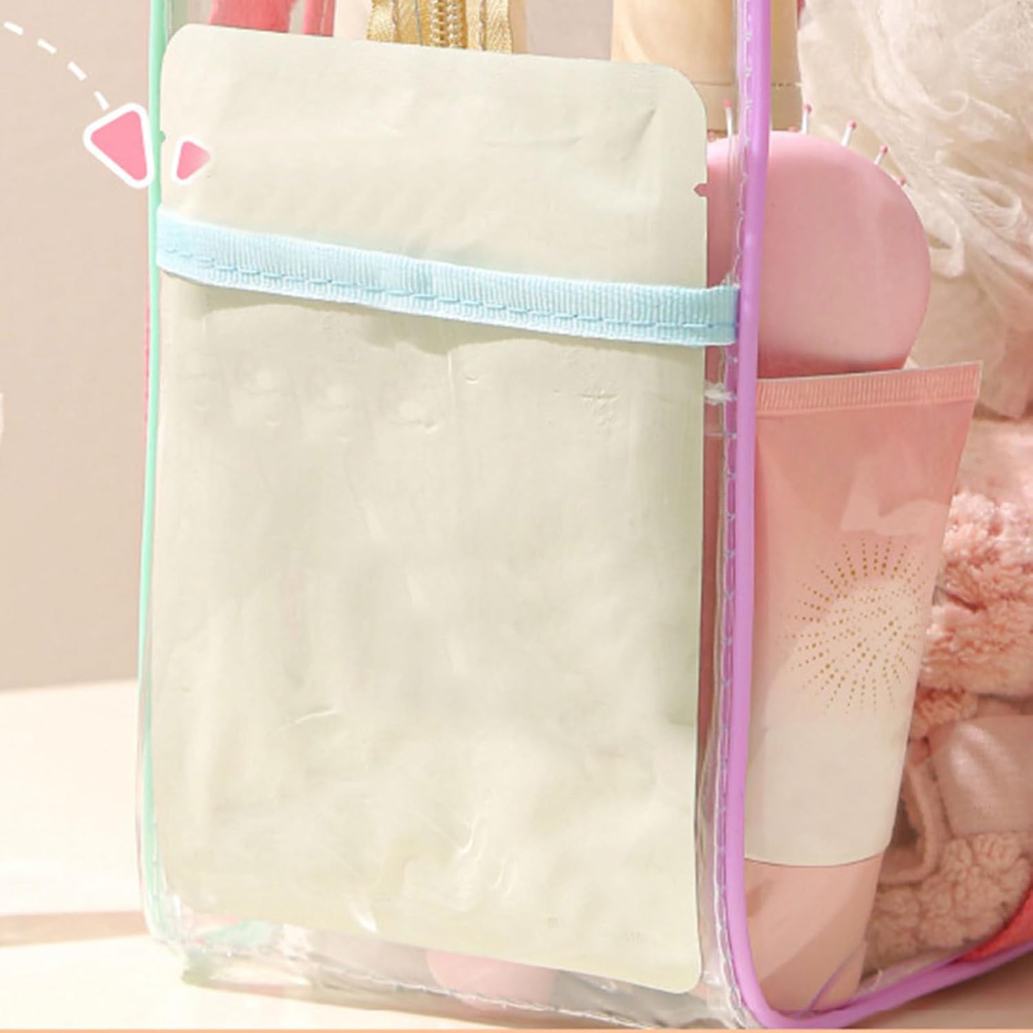 Trousse de toilette transparente : la pochette étanche idéale pour femme en voyage – Image 4