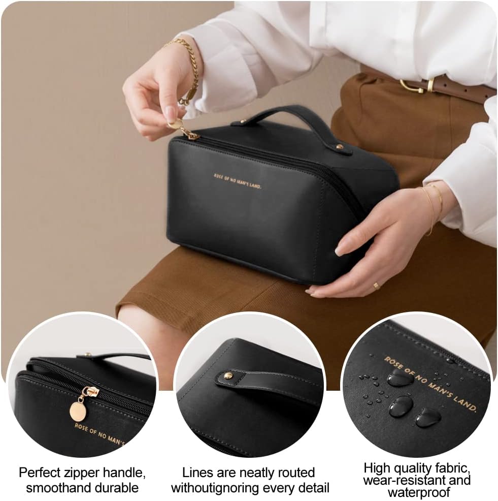 Trousse de maquillage imperméable : l'organiseur idéal pour hommes et femmes en voyage – Image 2