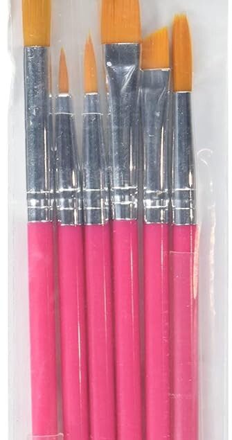 Pinceaux alimentaires rose : set de 6 pour les passionnés de cuisine créative