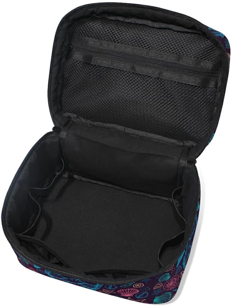 Grande trousse de maquillage avec motif chat : l'accessoire idéal pour adolescentes et femmes en voyage – Image 5