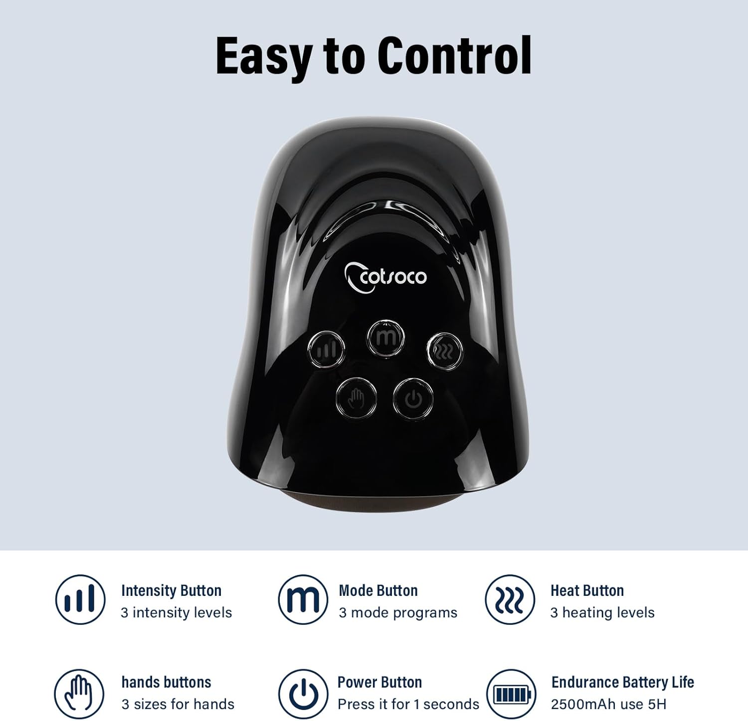 Masseur électrique pour les mains : soulagement instantané et chaleur apaisante à domicile Le cadeau idéal pour la famille et les amis qui recherchent détente et bien-être – Image 4