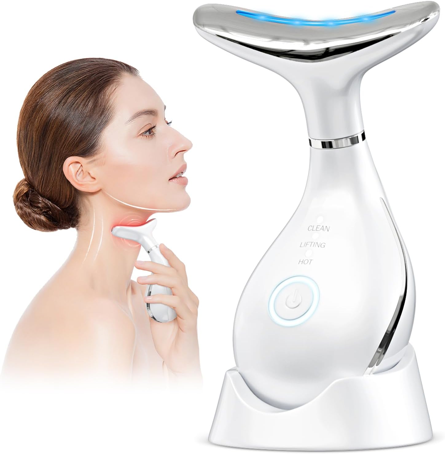 Appareil anti-rides : le masseur électrique idéal pour un lifting naturel du visage Découvrez les bienfaits du massage facial avec 3 modes et technologie LED pour raffermir votre peau et réduire les signes de l’âge