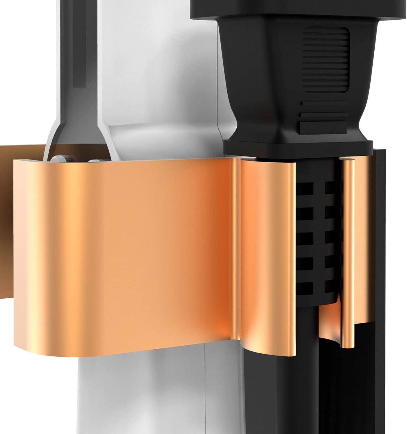 Supports muraux élégants pour fer à friser : lot de 2 pour un rangement optimisé – Image 3