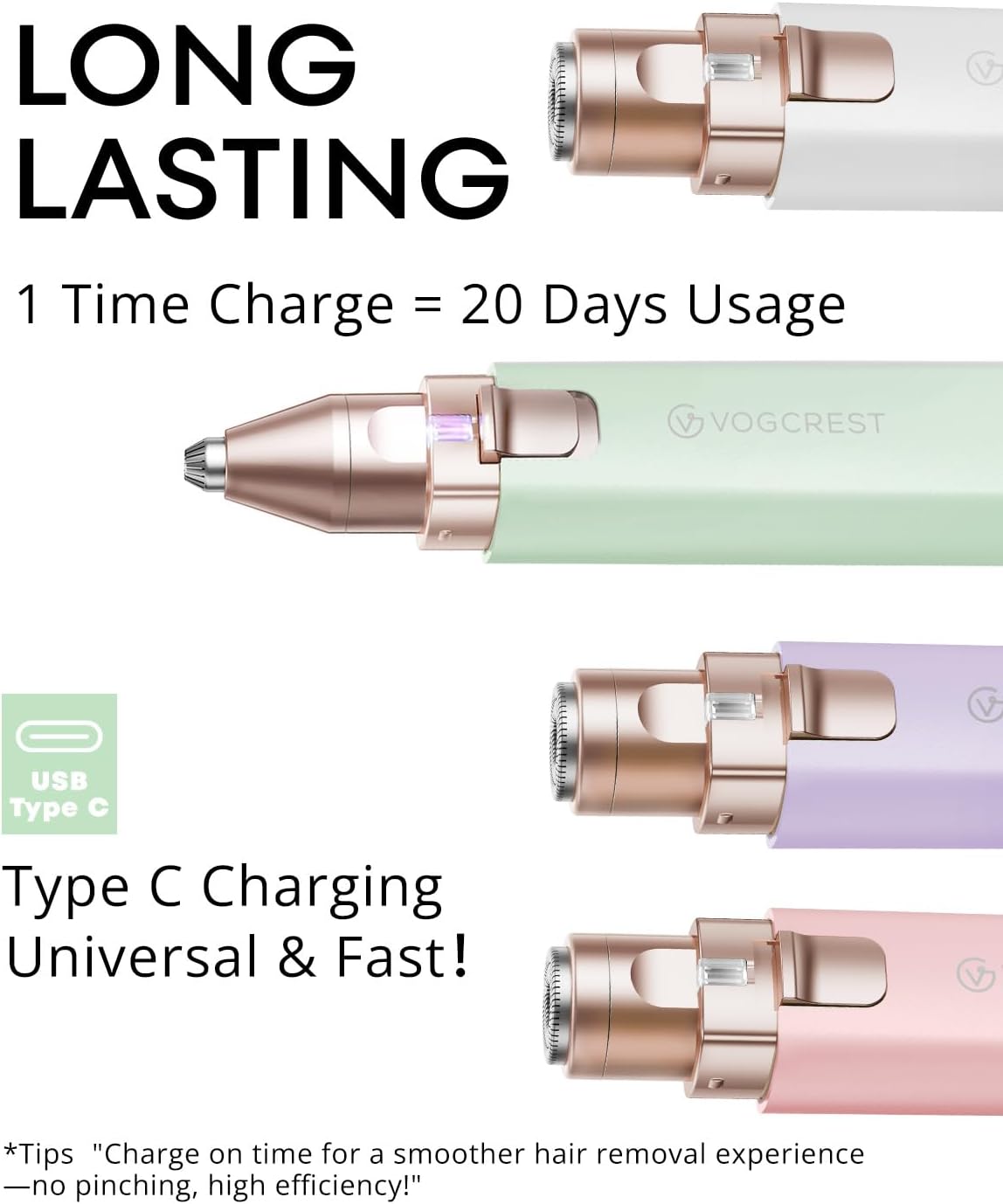 Tondeuse à cheveux 2 en 1 : l'outil rechargeable idéal pour femmes, avec lumière LED pour un style impeccable – Image 6