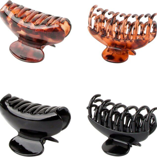 Pinces à cheveux en métal : 4PCS de clips antidérapants pour femmes et filles, l'élégance au quotidien