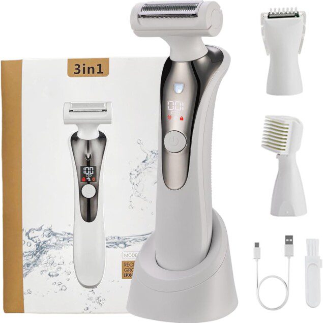 Rasoir Électrique Femme 3 en 1 - Soin Doux et Pratique