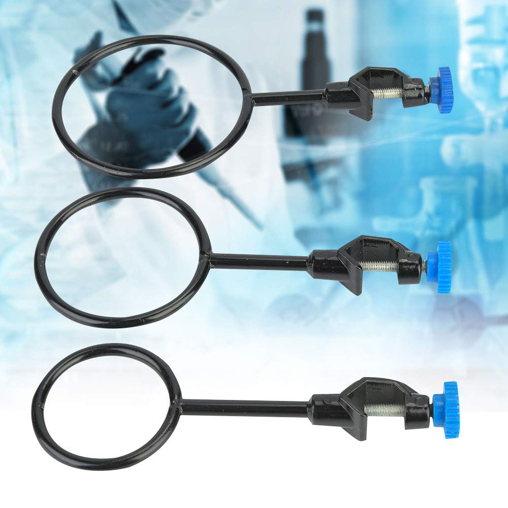 Anneaux de support en fer : l'outil idéal pour les laboratoires modernes Optimisez votre espace de travail avec des anneaux en revêtement noir disponibles en différentes tailles – Image 2
