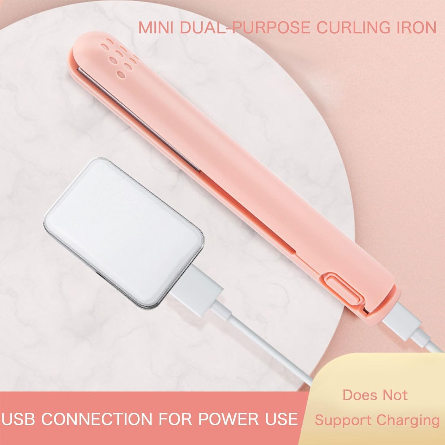 Mini fer à boucler polyvalent : l'outil 2 en 1 parfait pour les femmes en quête de coiffures élégantes – Image 4