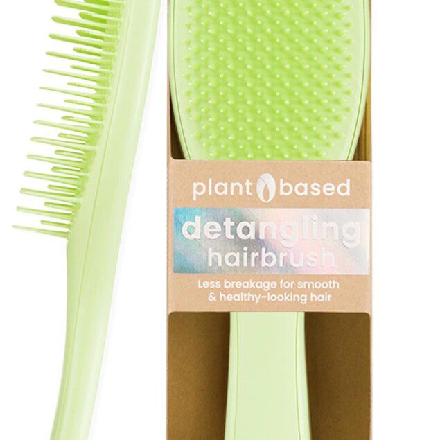 Brosse Démêlante Végétale Douce pour Cheveux Colorés