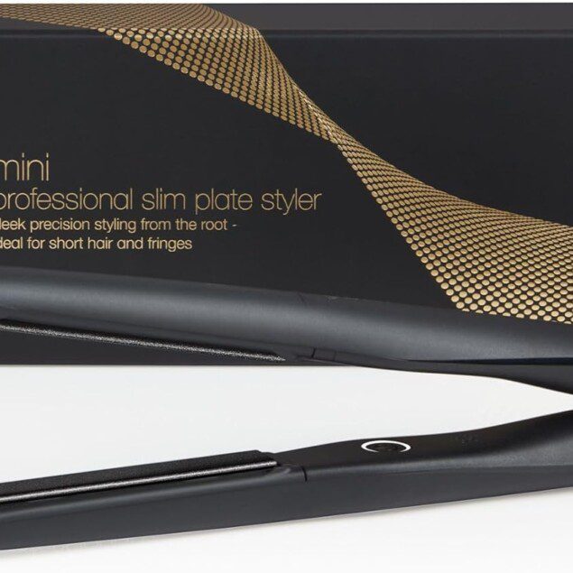 Lisseur ghd Mini : le fer à lisser professionnel pour cheveux courts et franges, pour des cheveux 50% plus brillants sans chaleur extrême