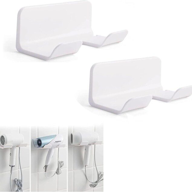 Support sèche cheveux mural : l’organisateur idéal pour un rangement pratique et élégant