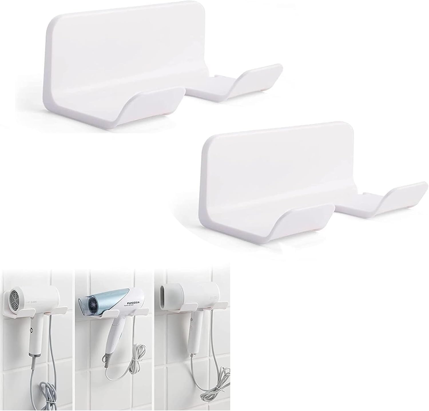 Support sèche cheveux mural : l’organisateur idéal pour un rangement pratique et élégant