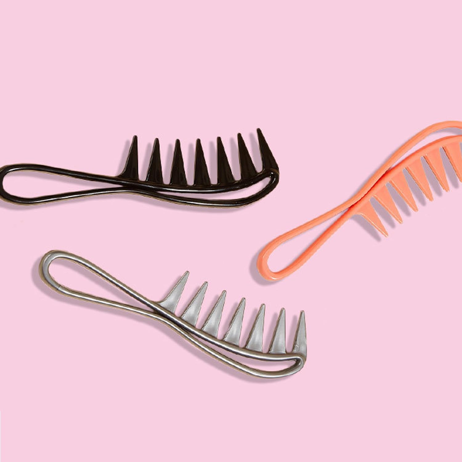 Peigne de requin antistatique : l'accessoire idéal pour cheveux bouclés et tous types de coiffure – Image 5