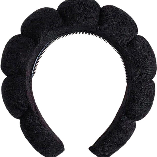 Bandeau de spa doux : l’accessoire idéal pour le démaquillage et les jours de détente   Découvrez le bandeau de spa Yamobi, conçu pour les femmes qui recherchent un confort ultime lors de leur routine de beauté. Parfait pour démaquiller et profiter de moments de relaxation à la maison ou dans les salons, ce bandeau noir allie élégance et praticité. Offrez-vous une expérience de soin inégalée tout en gardant vos cheveux en place !