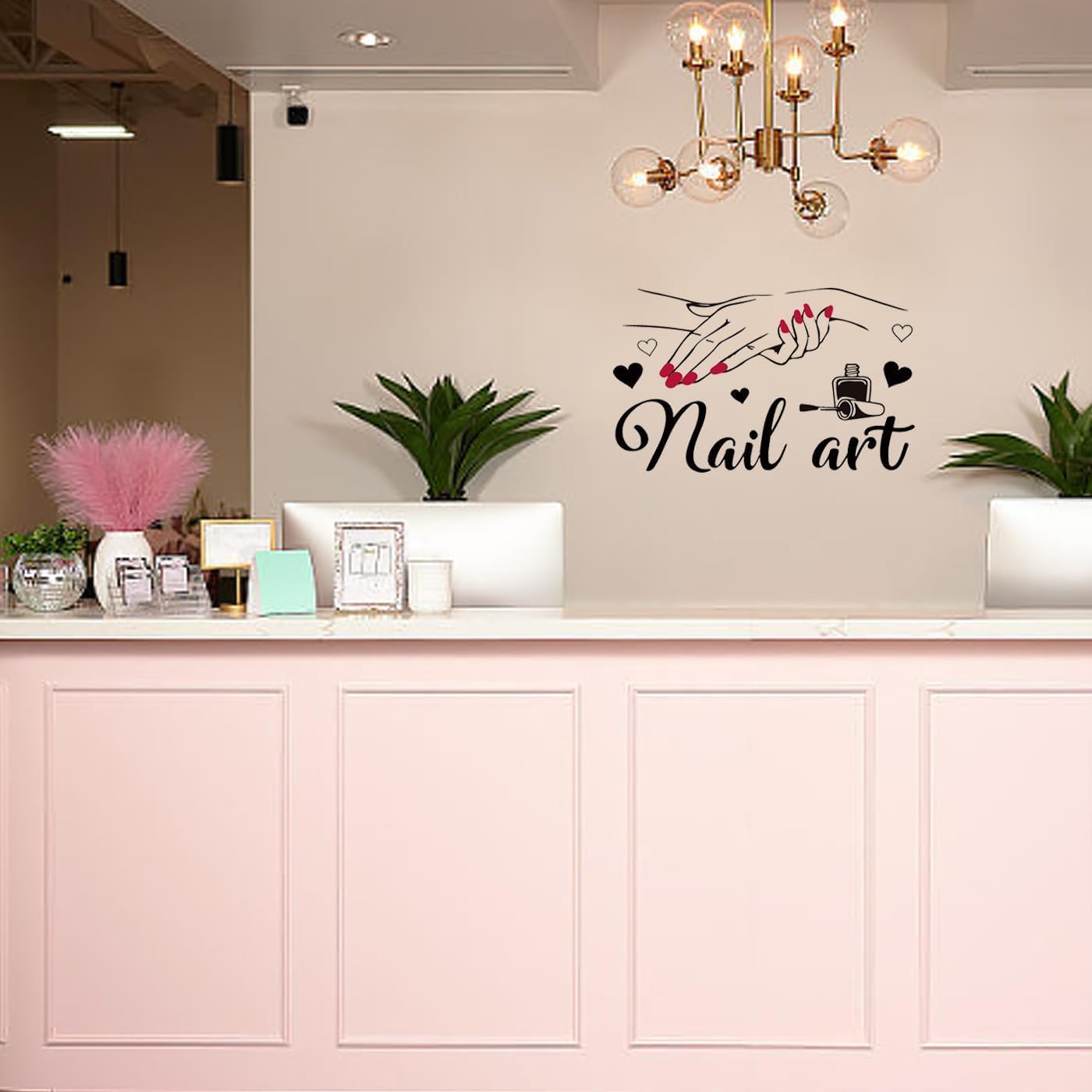 Stickers muraux artistiques pour femme : transformez votre salon de beauté en un espace inspirant avec des papillons amovibles – Image 4