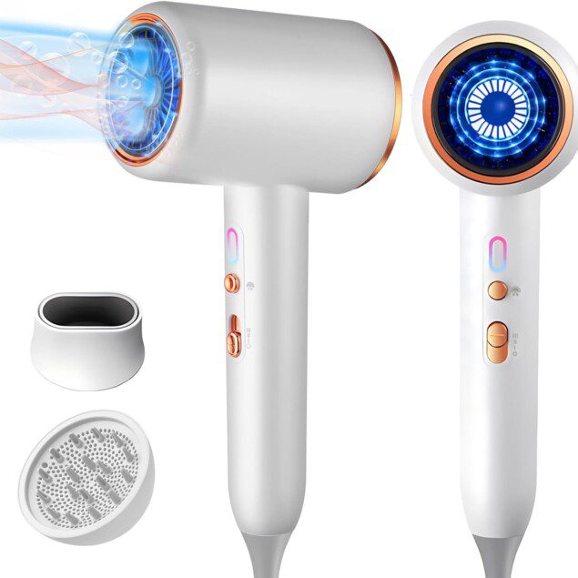 Sèche-cheveux ionique 2400W : l'allié idéal pour une coiffure parfaite en toute discrétion