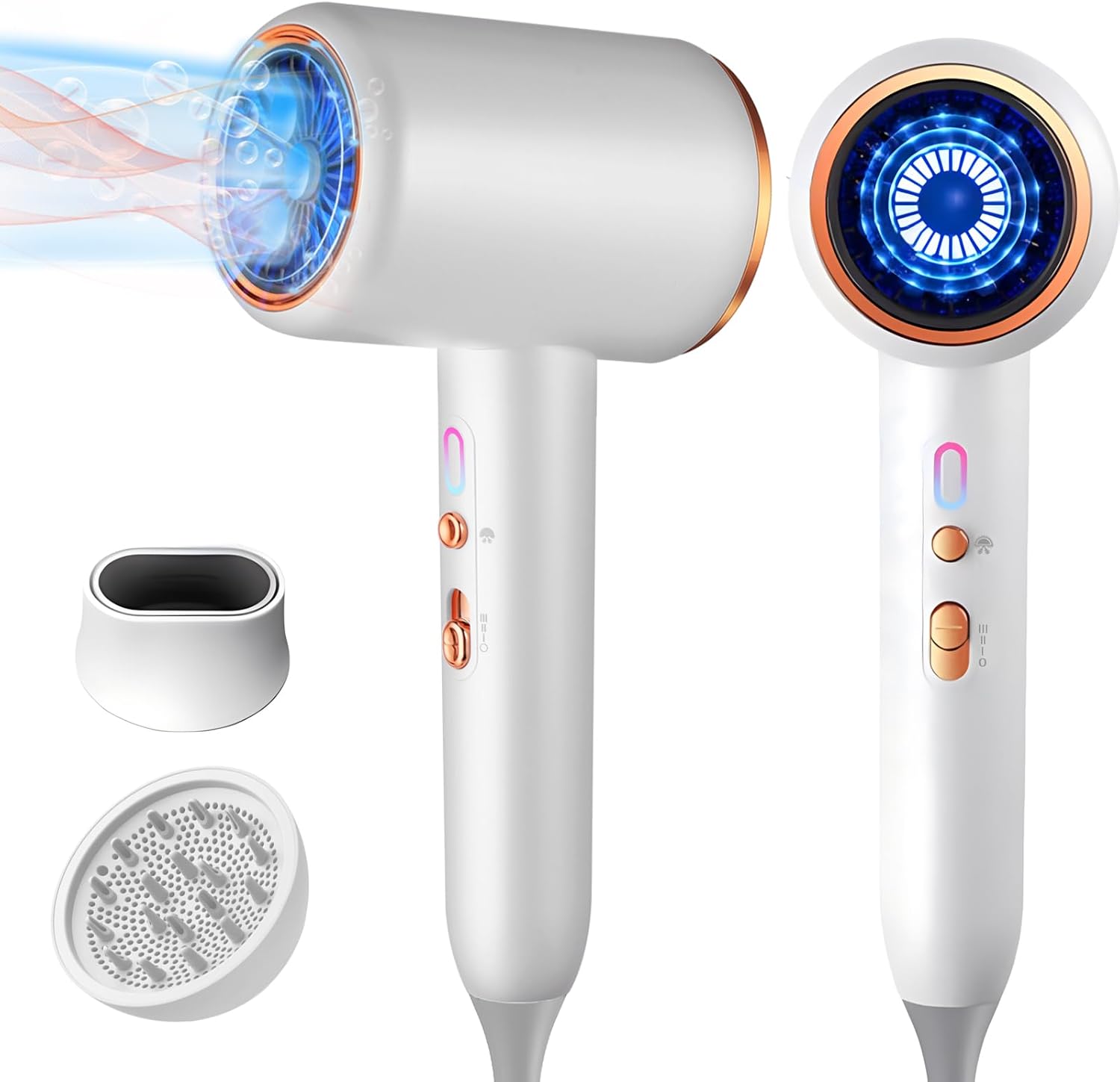 Sèche-cheveux ionique 2400W : l'allié idéal pour une coiffure parfaite en toute discrétion