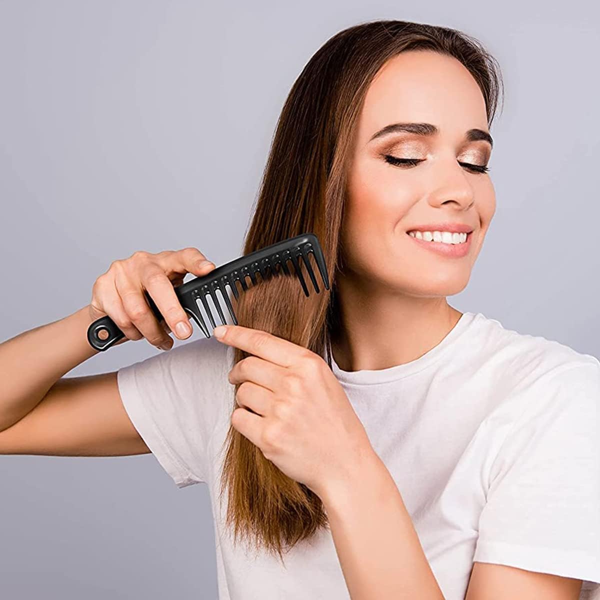 Peigne démêlant à dents larges : l'outil idéal pour sublimer votre coiffure afro – Image 3