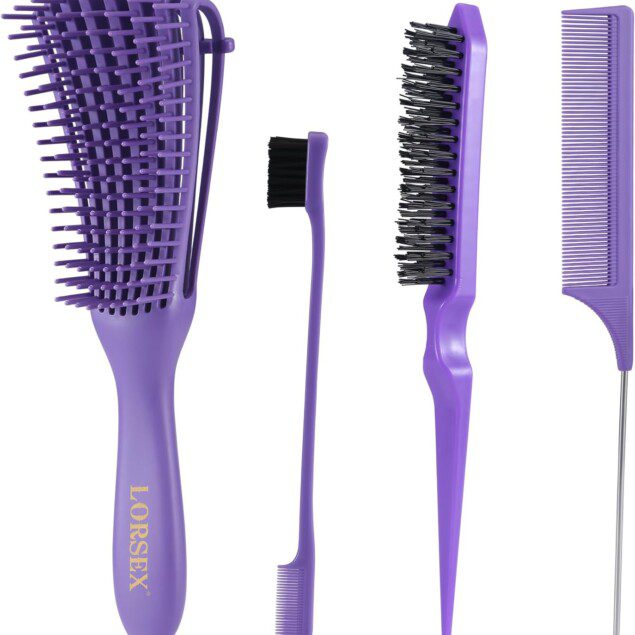 Brosse démêlante pour cheveux naturels afro 3a à 4c : l’alliée parfaite pour des boucles éclatantes et sans nœuds