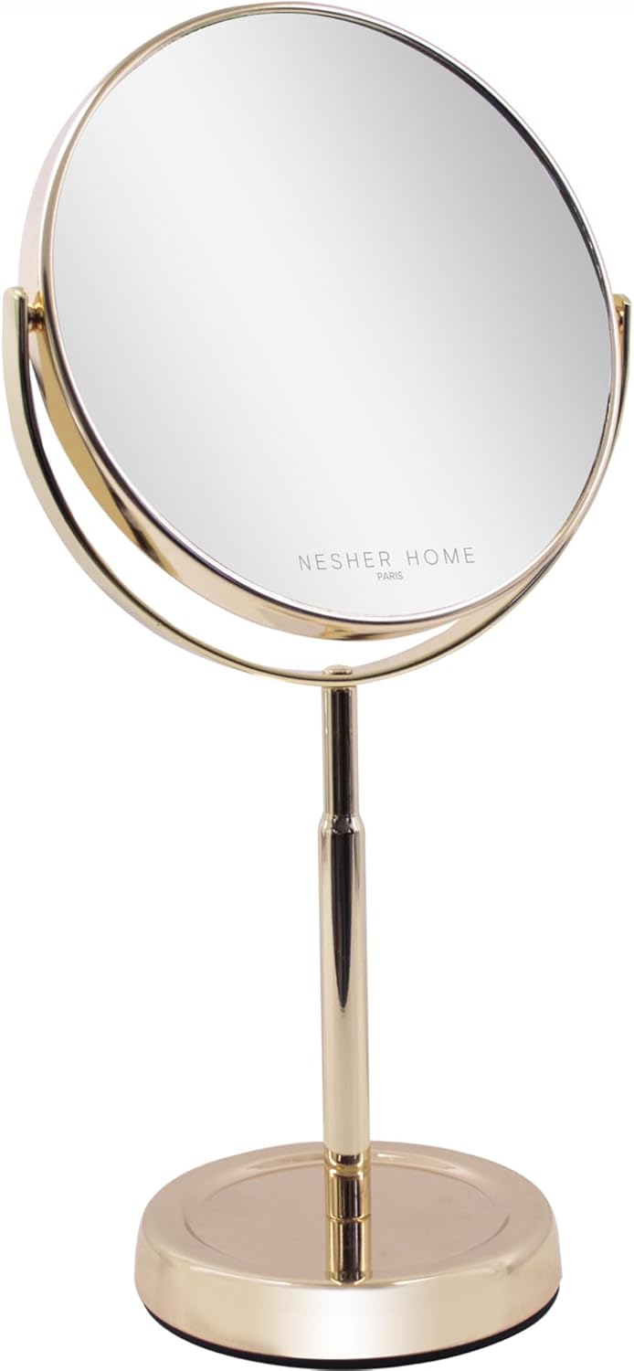 Miroir coiffeuse maquillage grossissant 1X/5X : l'accessoire essentiel pour les passionnées de beauté